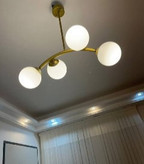 لوستر کانتری ۴ شعله مولکولی نگاه