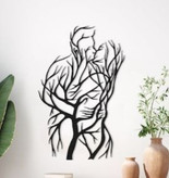 تابلو دکوراتیو مدرن طرح عاشقانه درختی