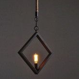 آویز مدرن تک شعله لوزی